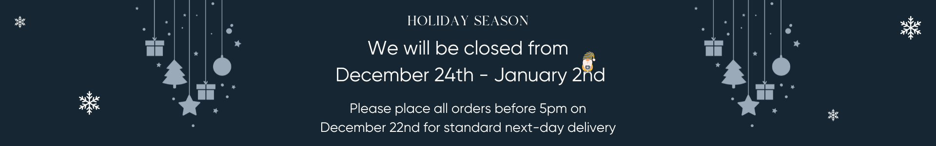 Christmas Final Hours 2025 - Dashboard Banner